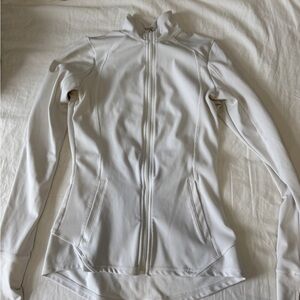 Gottex White Full-Zip Women's Top